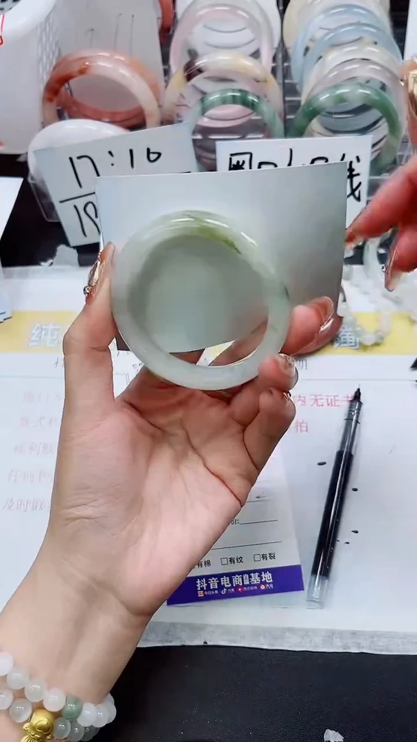 【闪购商品】石英质玉手镯未镶嵌S239-53/54