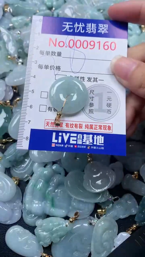 颈饰未镶嵌翡翠9160