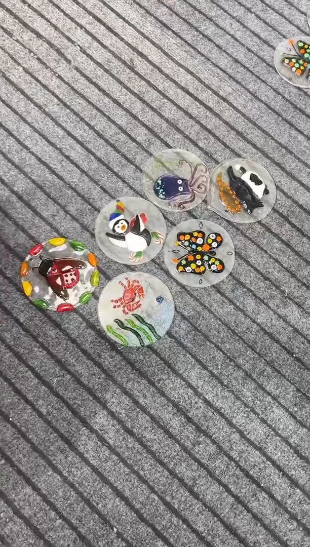 手工艺品琉璃西***莫片片6个