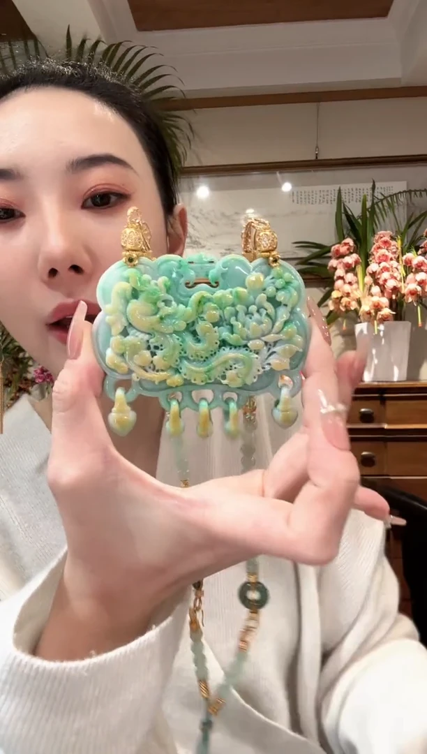 【闪购商品】翡翠颈饰未镶嵌国风