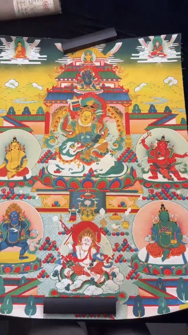 装裱画唐卡藏艺阁精美绘画作品TK16059