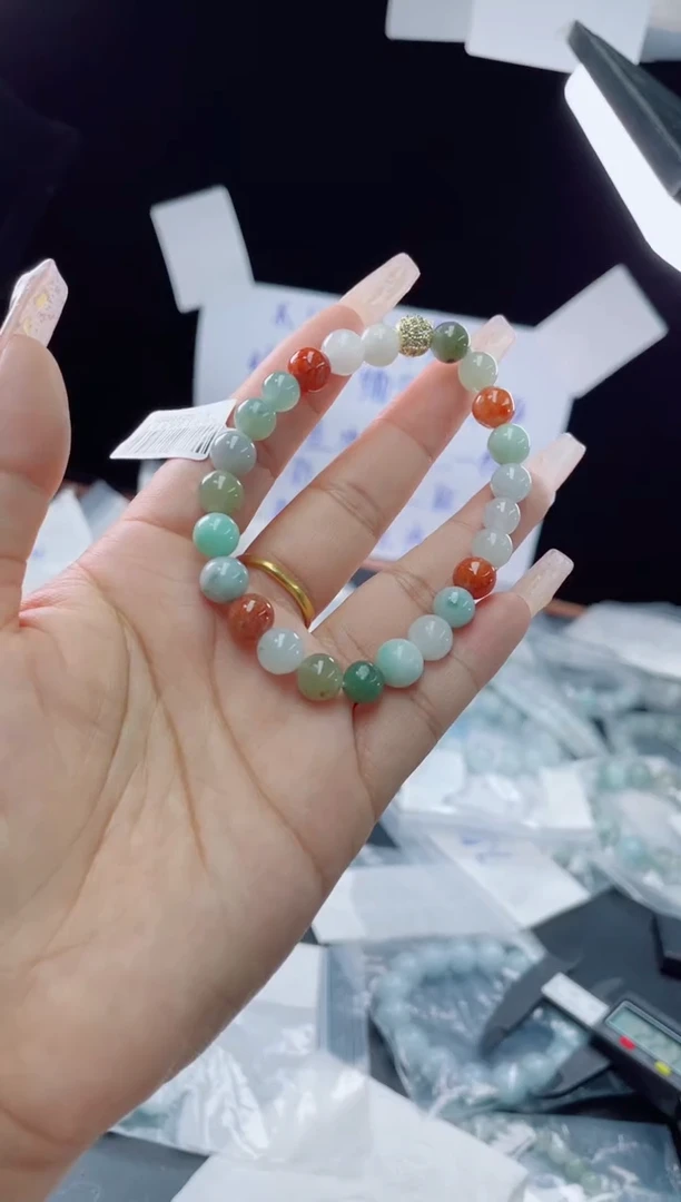 未镶嵌戒指翡翠珠串