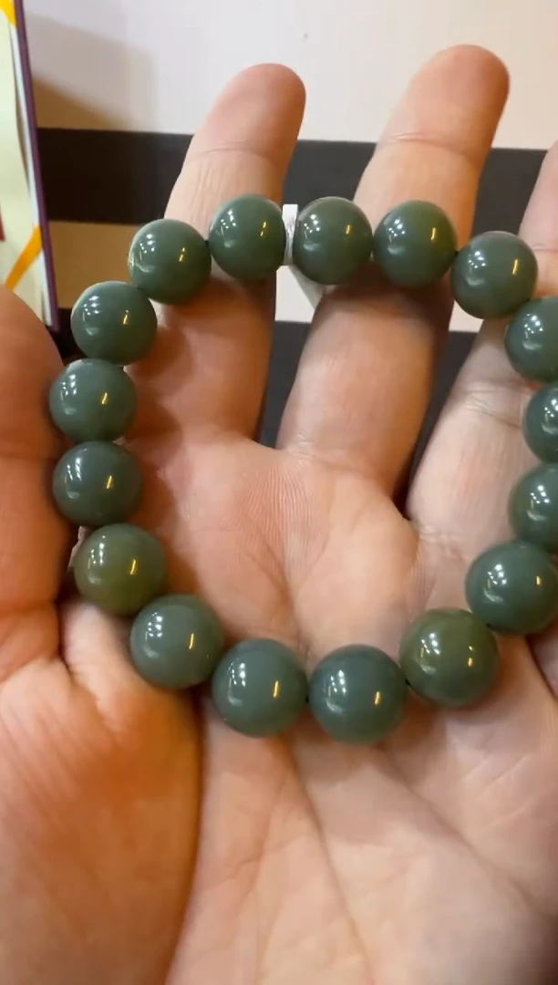 未镶嵌手串和田玉且末蓝手串（产地直发）