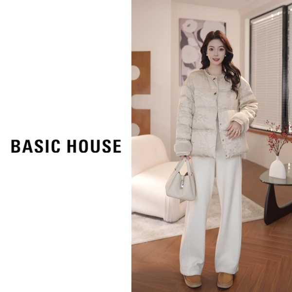 Basic House/百家好新款国风羽绒服保暖外套B1194B5A882