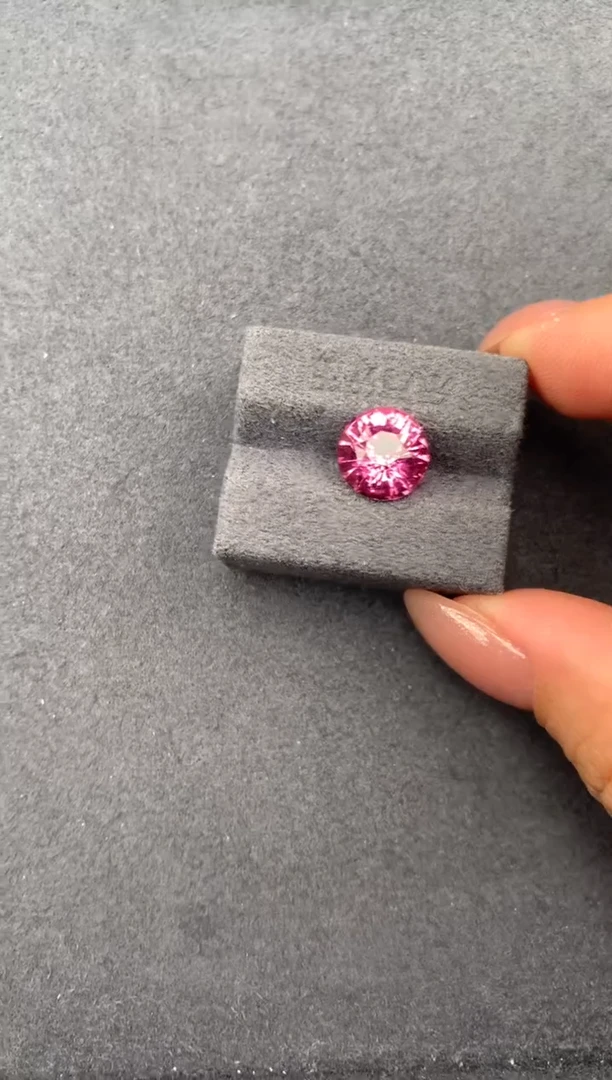 裸石彩色蓝宝石4ct帕帕拉恰 定制  FH