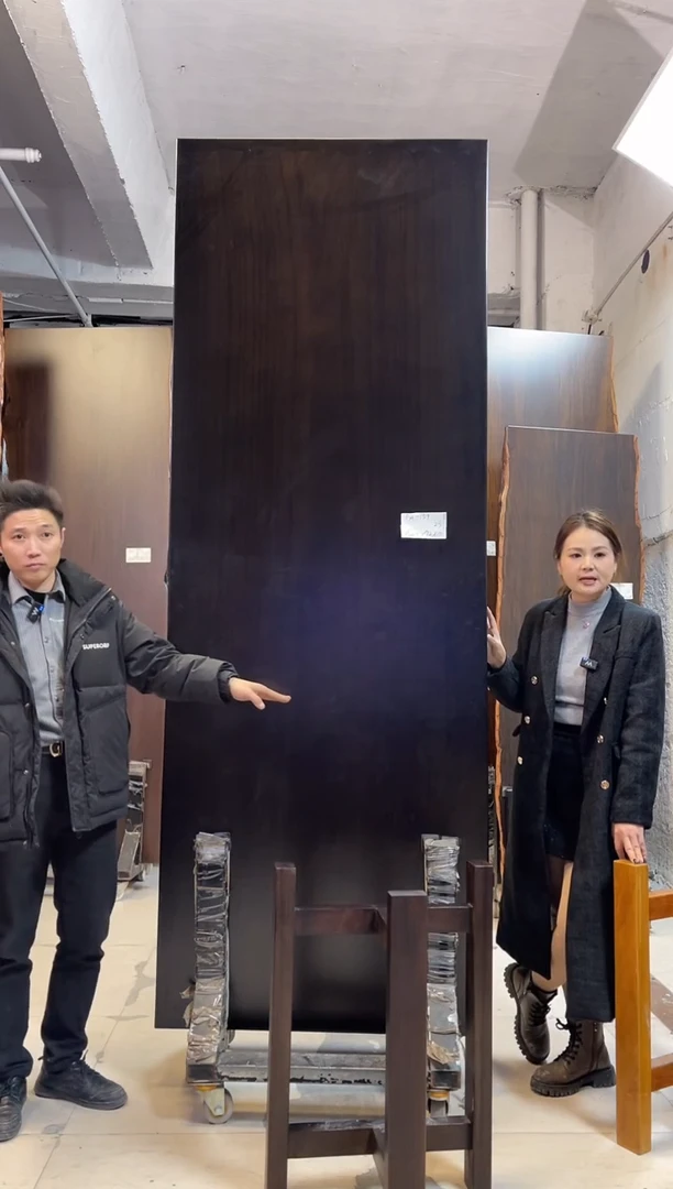 AH-159刚果黑檀252.5*92*10加黑三角支架*2