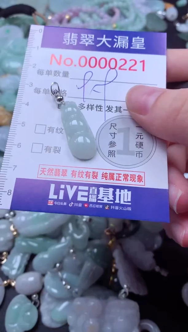 吊坠(不含链)未镶嵌翡翠221