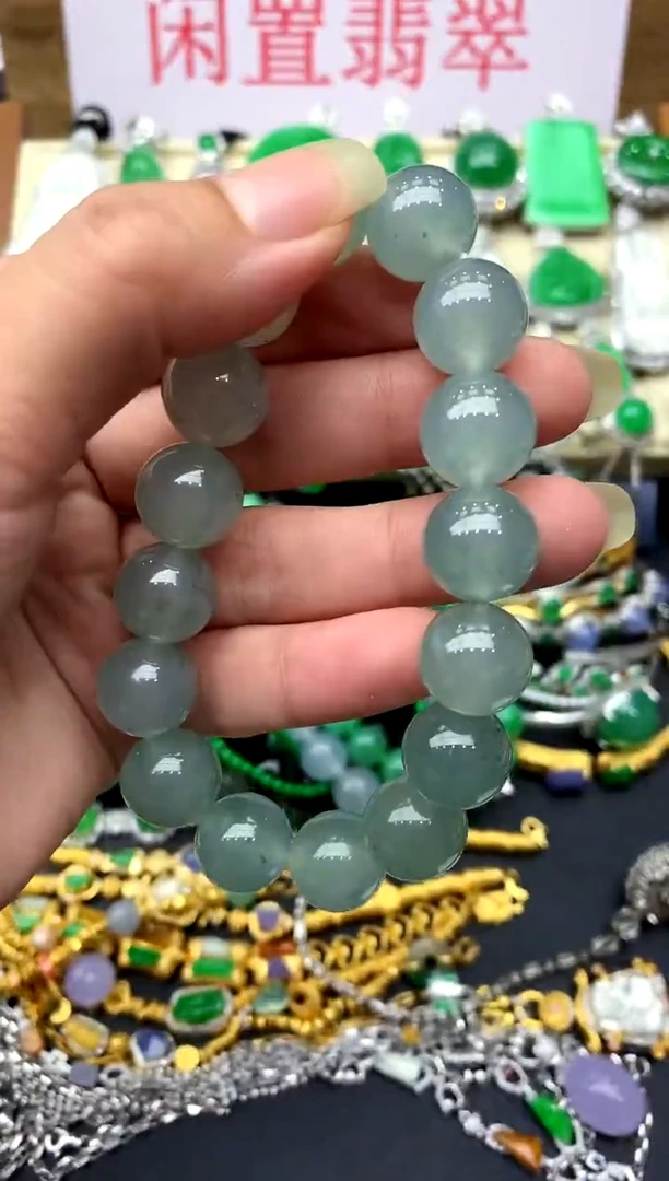 未镶嵌手串翡翠559-中国好珍宝