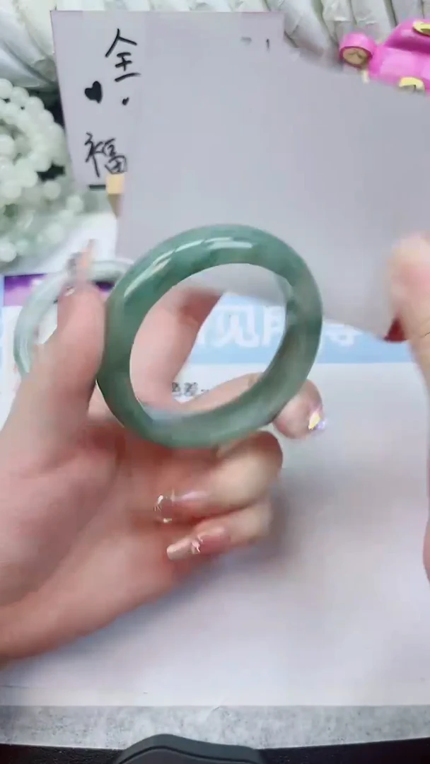 未镶嵌手镯石英质玉A110-52圈