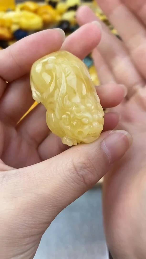 裸石琥珀未镶嵌天然琥珀蜜蜡