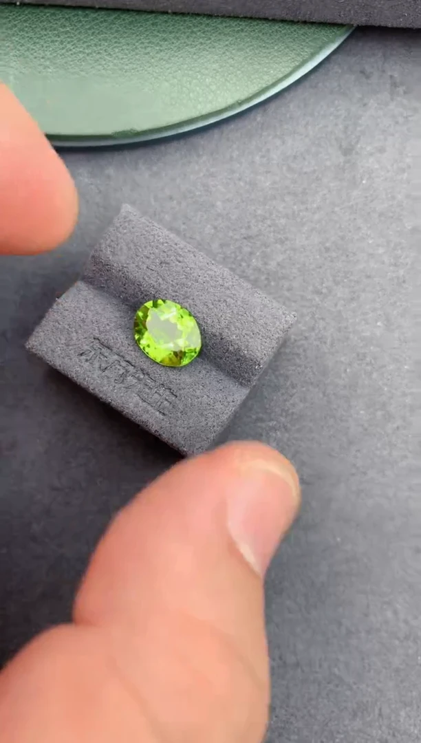 未镶嵌裸石定制橄榄石3ct 橄榄石 定制