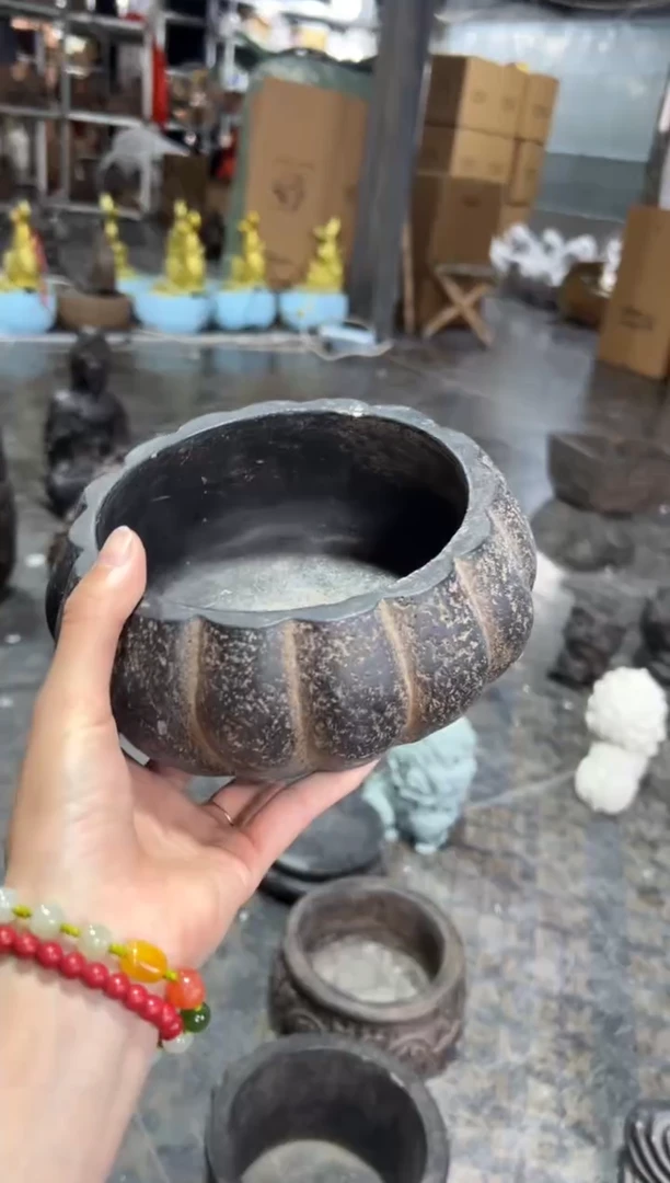 陶土【火山泥】南瓜盆