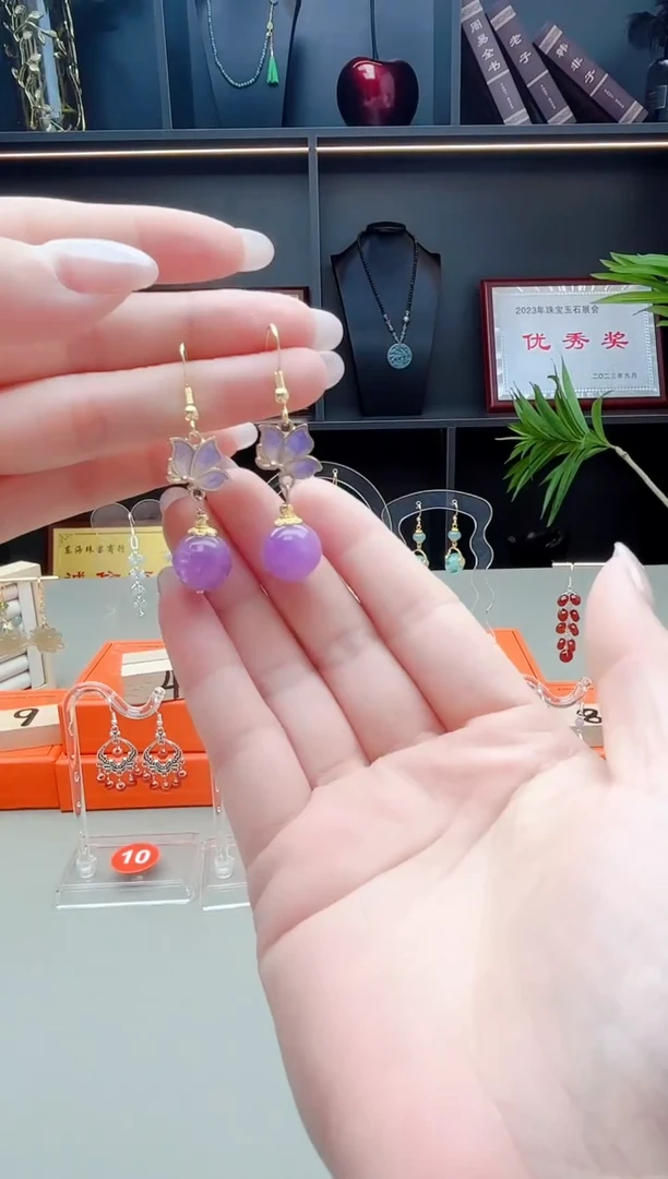 未镶嵌耳钉玛瑙/玉髓421