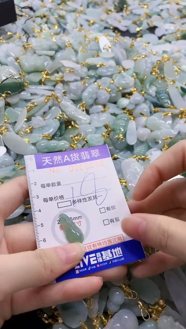 颈饰未镶嵌翡翠纯天然a货翡翠