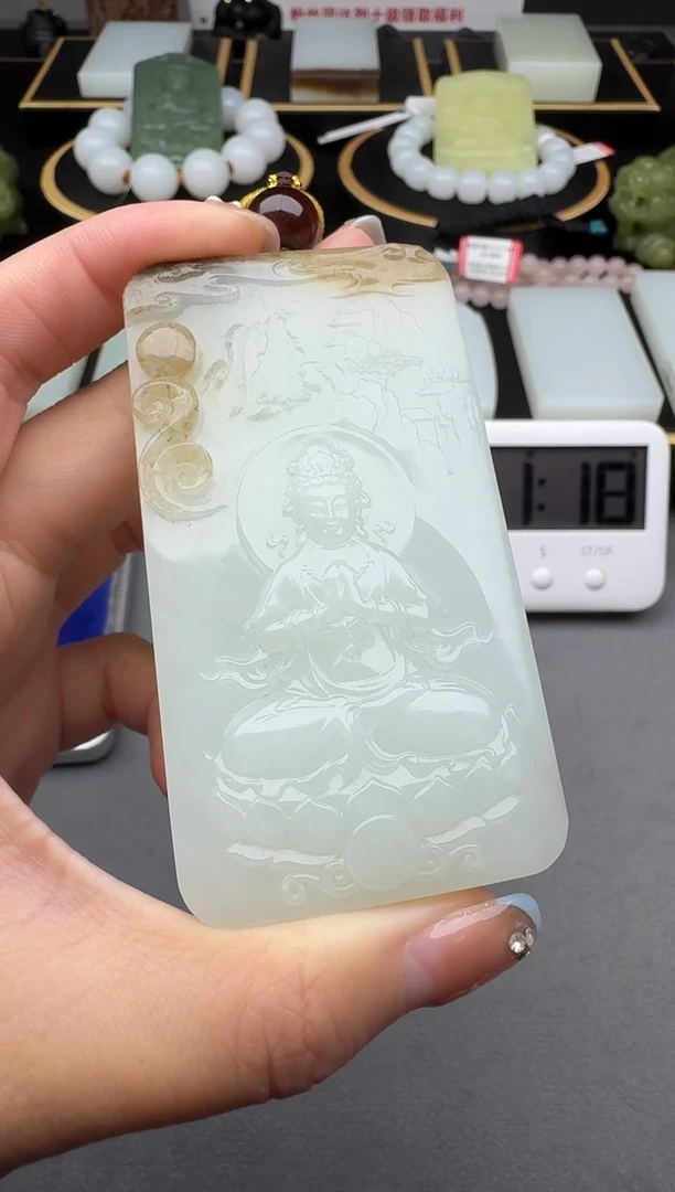 颈饰未镶嵌和田玉3
