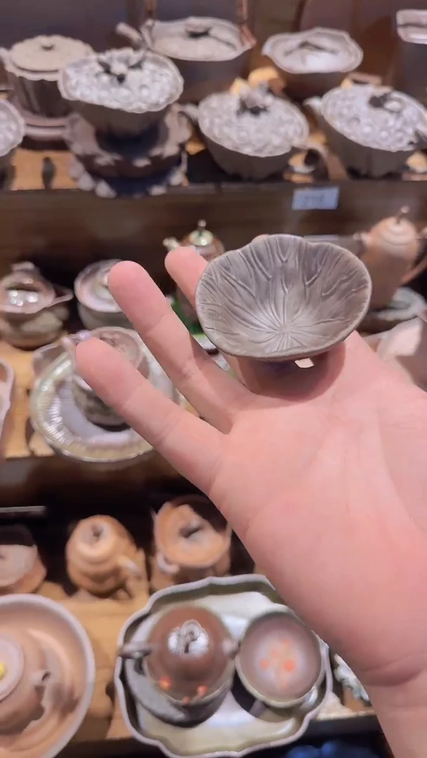 陶器由心造老岩泥茶壶