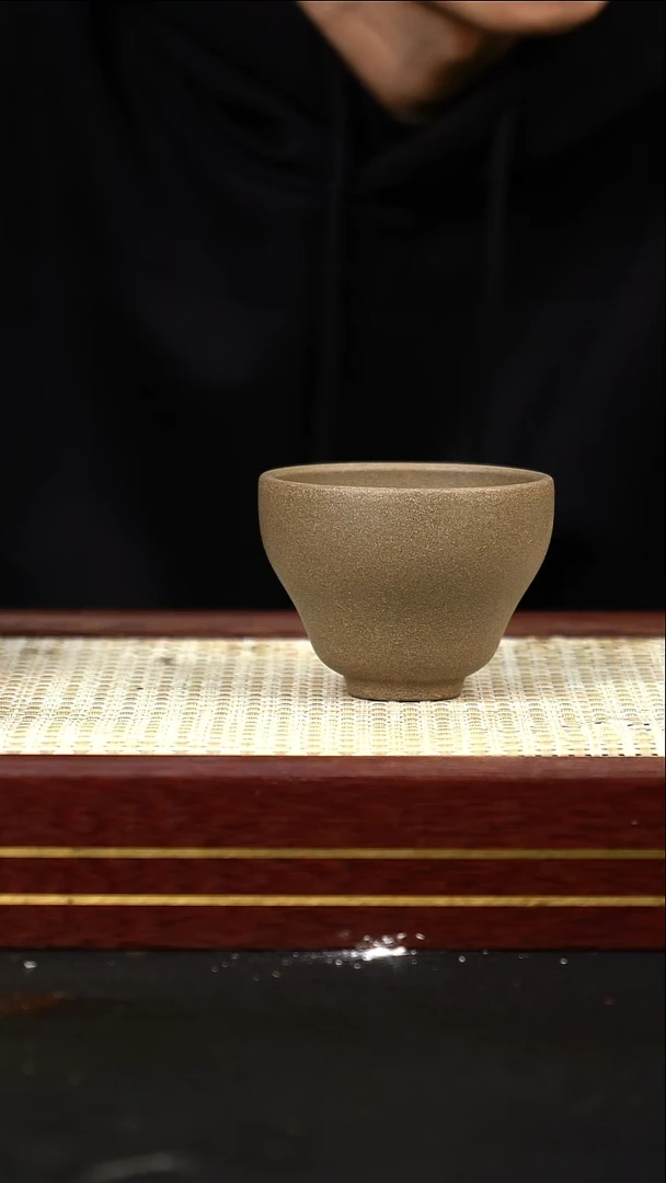 茶壶紫砂 葫芦杯   蟹壳青  150cc