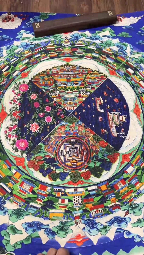 卷轴画老三的唐卡tk16