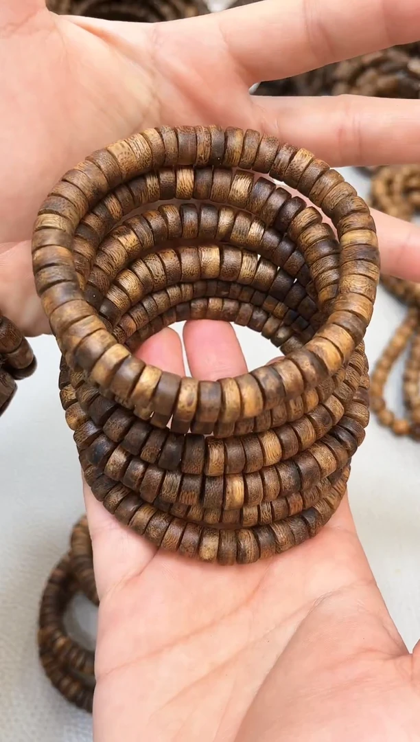 沉香手串奇楠红金猊鹧鸪斑随型单圈多样性发其一