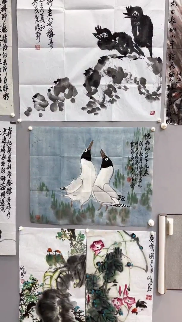 国画叮***呛吴民先老师国画作品
