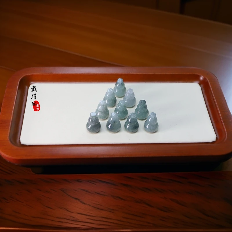 天然缅甸A货翡翠福禄寿葫芦冰透A6