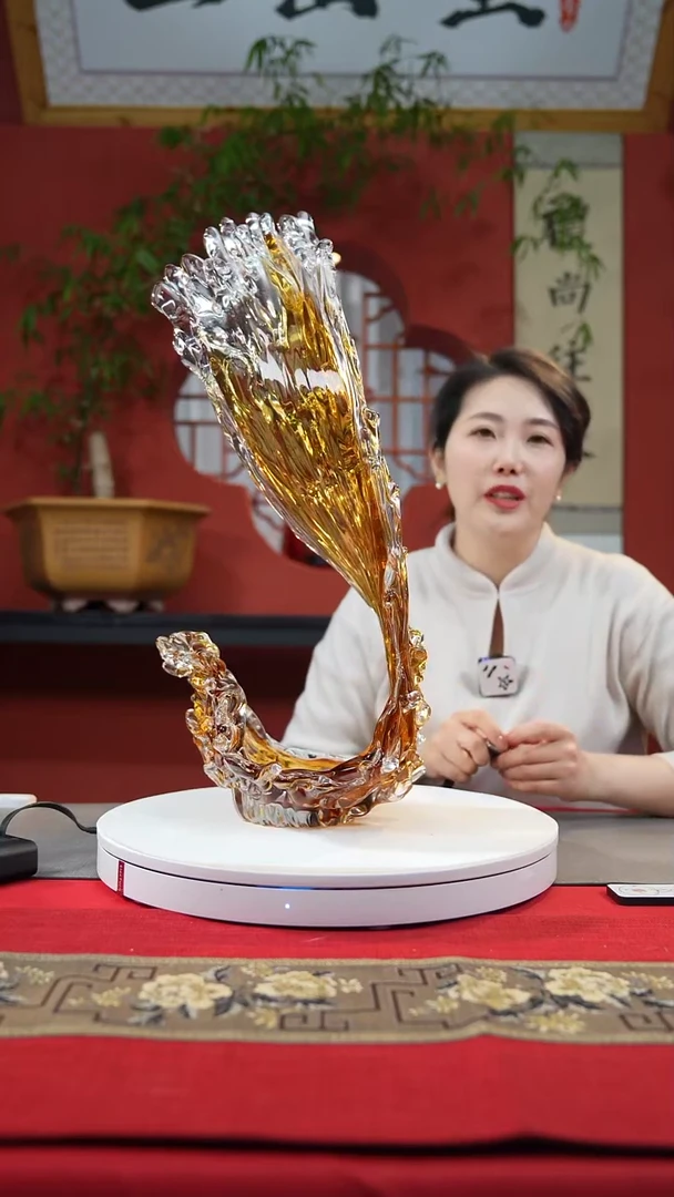 【闪购商品】琉璃手工艺品流水生金风生水起