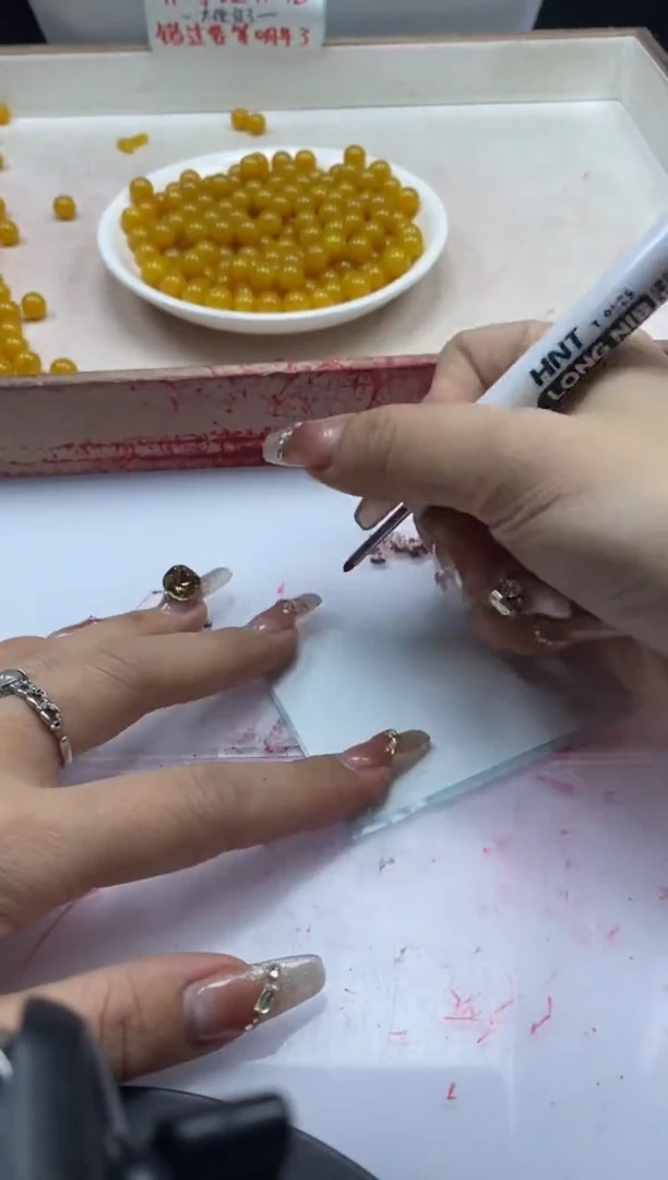 【闪购商品】蜜蜡颈饰未镶嵌w99蜜蜡鸡油黄8mm*10颗