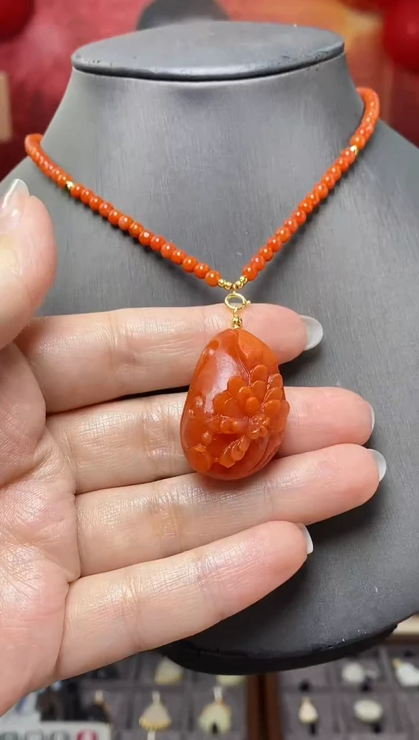 未镶嵌颈饰玛瑙/玉髓G08918