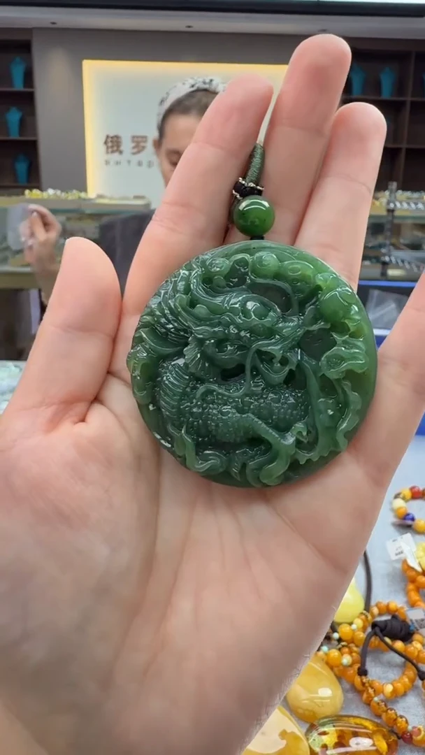 和田玉未镶嵌颈饰131秒拍号  假一罚三