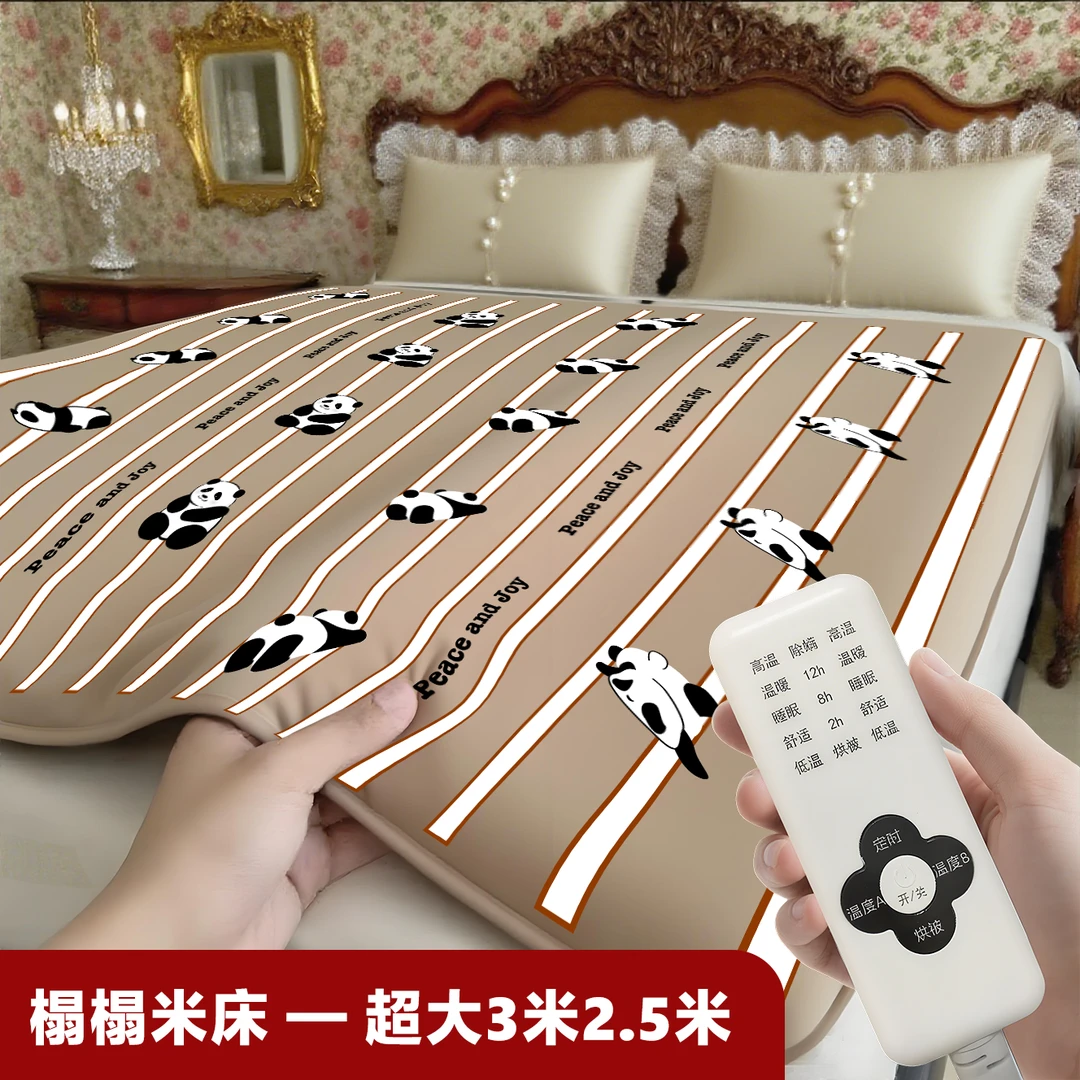 加大电热毯3米2.5米2.2米智能调温三四人榻榻米床大炕电褥子防水S