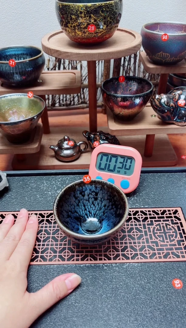 茶盏居****码35号建盏工匠茶器
