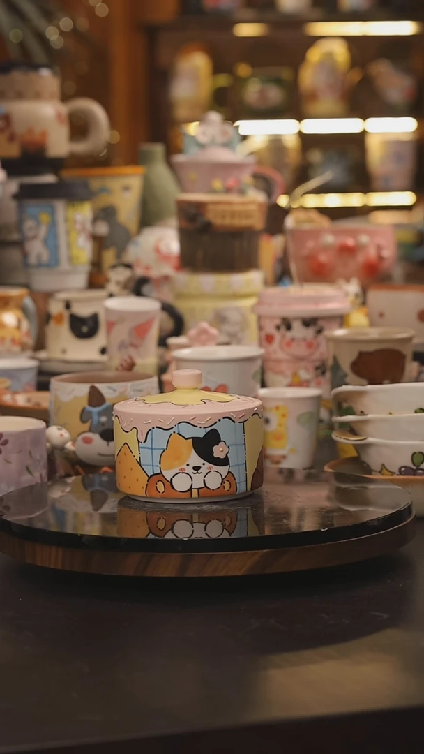 景德镇釉下彩绘设计师款式陶瓷