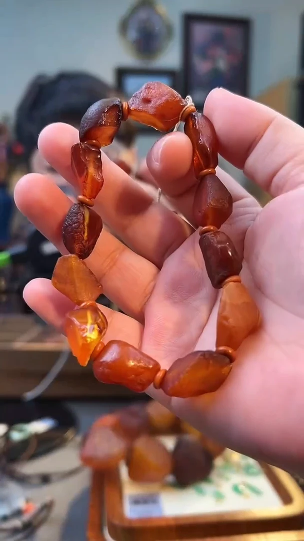 手串琥珀未镶嵌手串