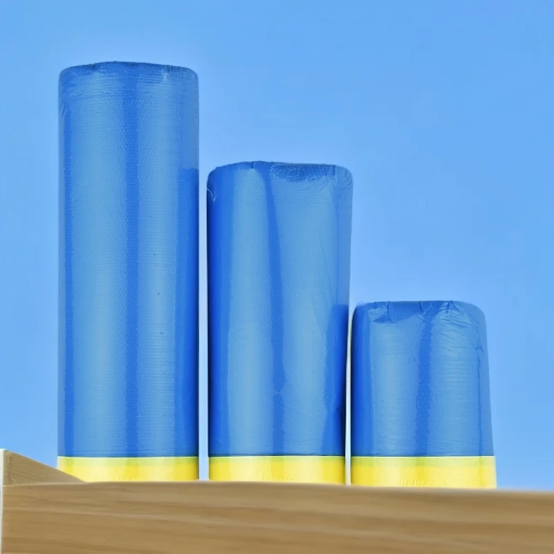 汽车喷漆专用遮蔽膜加厚不掉漆油漆喷涂防护装修美容防尘厂家直销