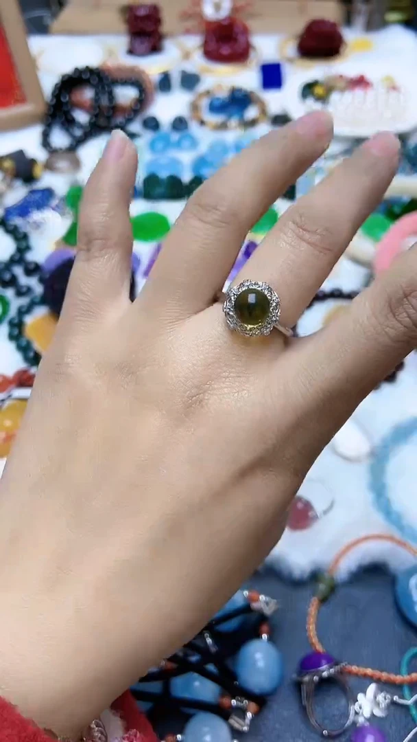 【闪购商品】琥珀戒指未镶嵌A70]LP[LK[L][L][