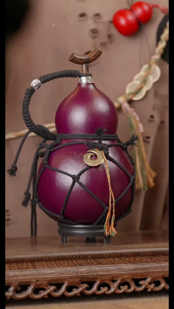 271号精品天然大漆酒葫芦一物一拍~