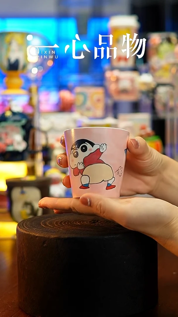 杯子瓷S012景德镇手工手绘杯子摆件