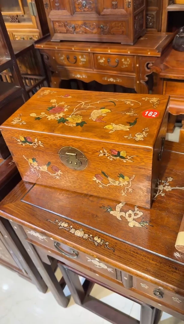 木木头款40年年有余花梨箱子428...8888