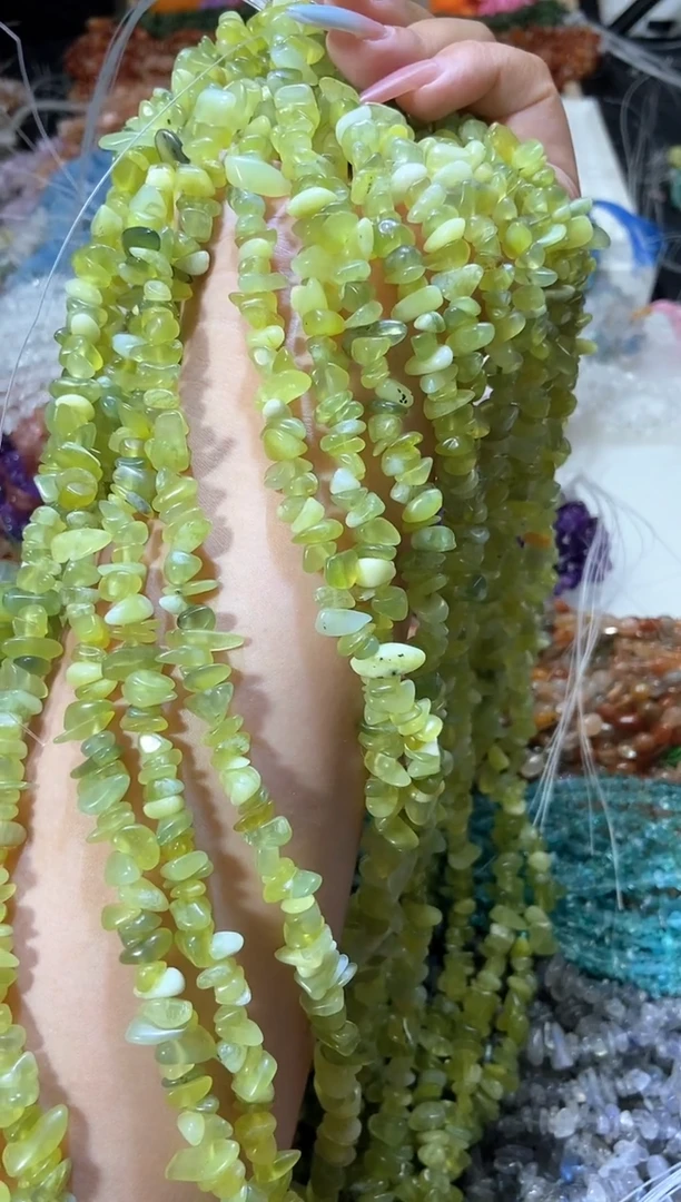 水晶珠宝半成品未镶嵌青提