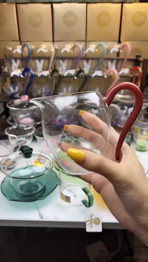 玻璃手工艺品九*禾器 怡然汝红茶海 普通盒