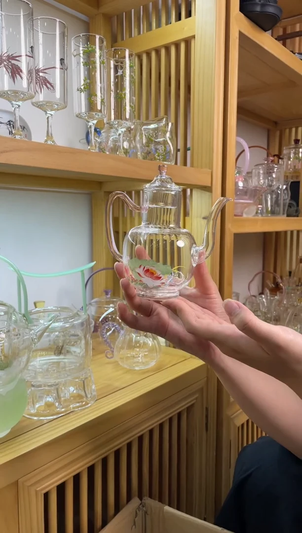 遇器鸿禧壶粉把荷花