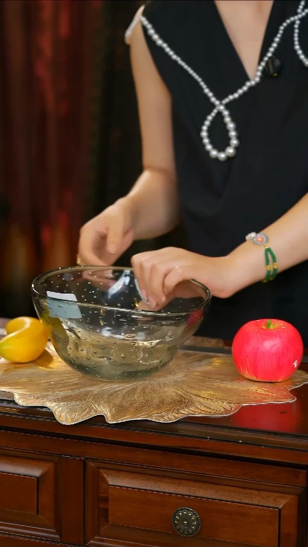 琉璃手工艺品琉璃果斗