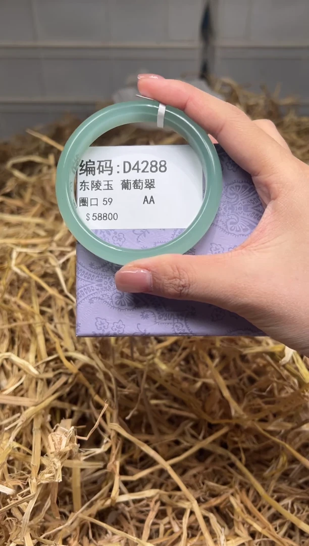 未镶嵌手镯石英质玉d4288