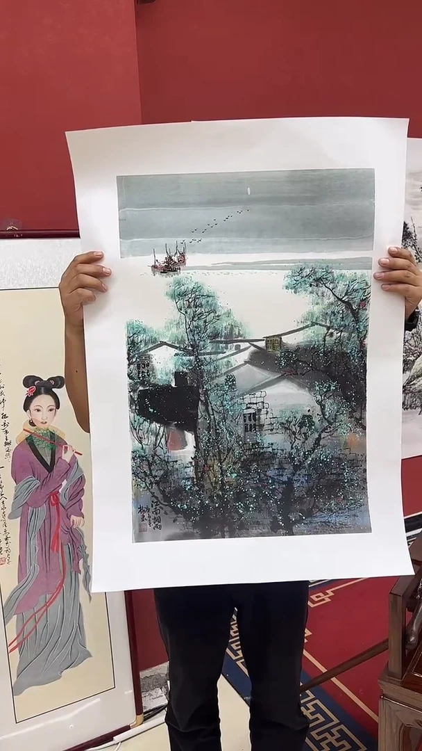 书法豆树隶《精品国画》