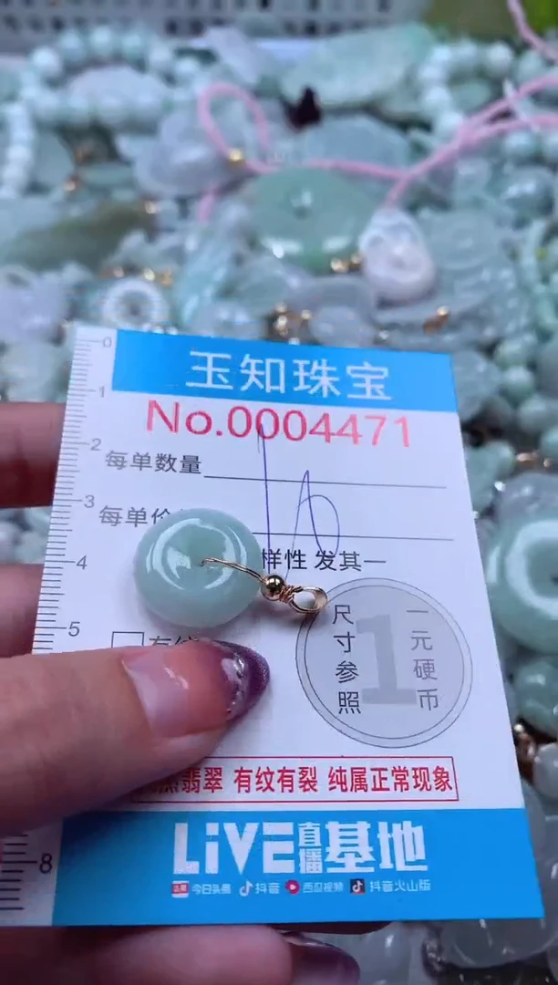翡翠未镶嵌吊坠(不含链)4471