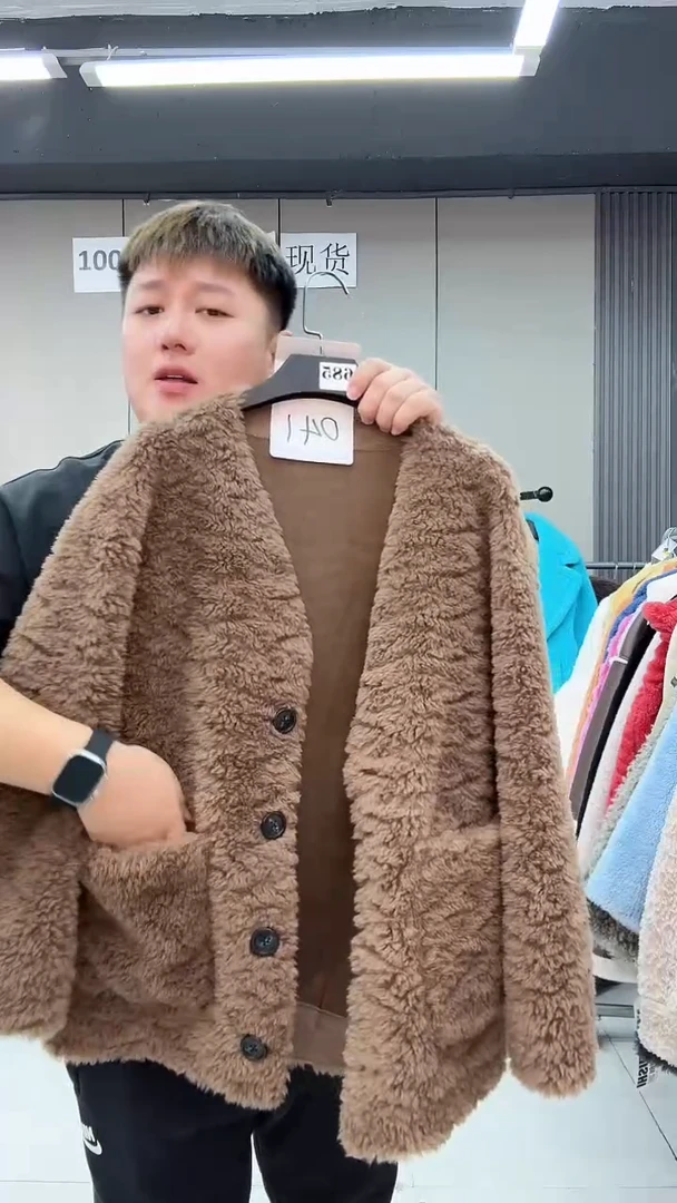 冬季女士100%羊毛外套福利037