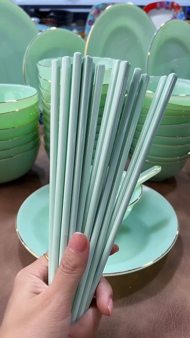 玉瓷 景德镇陶瓷筷子10双