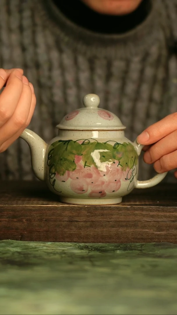 瓷器青诗集手工手绘瓷器