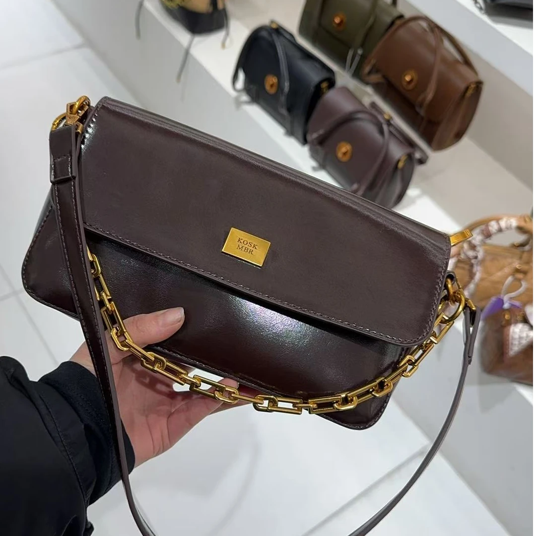 1513 咖色 （长23厘米高12厘米）时尚百搭包包（无礼盒）