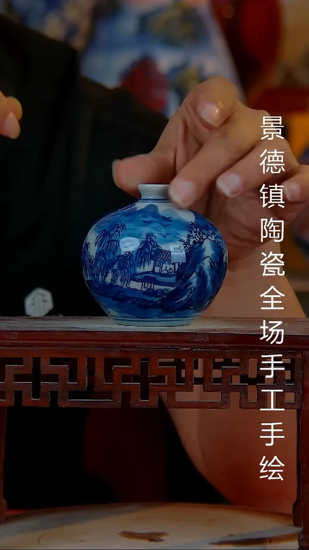 摆件景德镇陶瓷 全场手工手绘